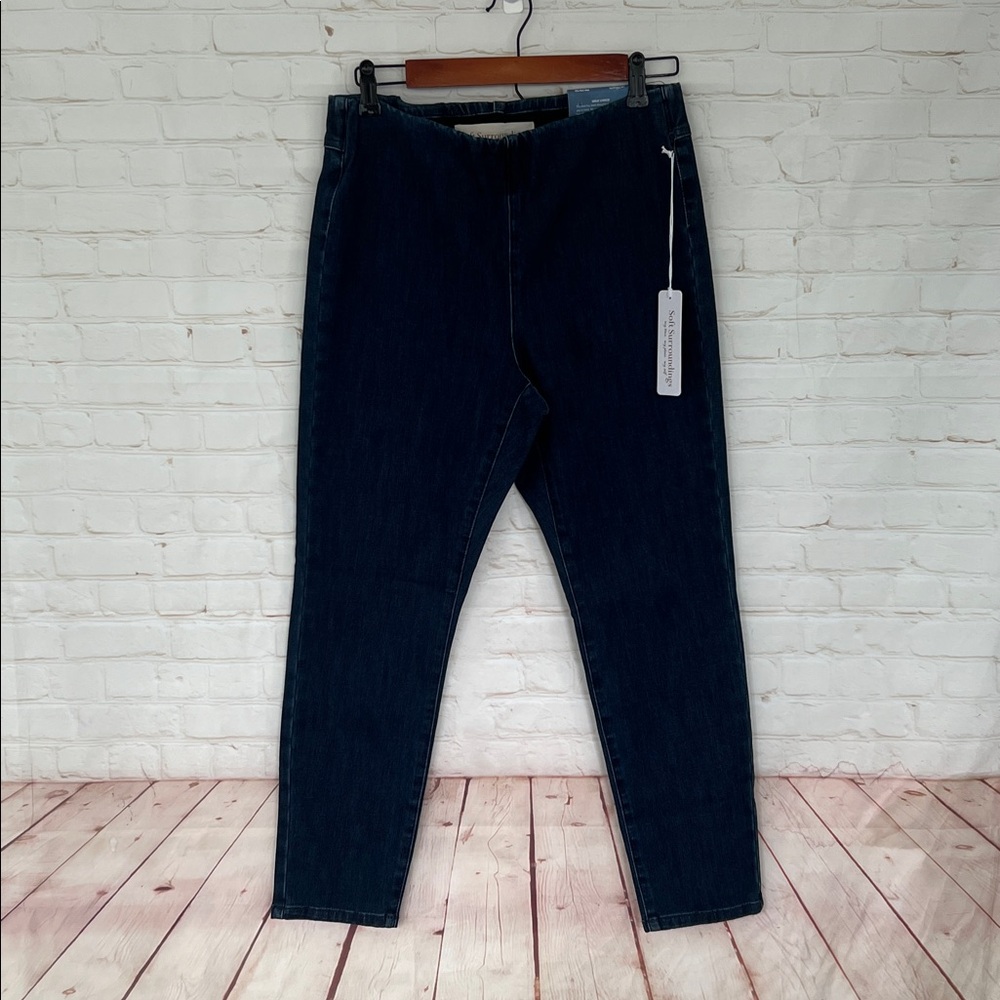 NWT SOFT SURROUNDINGS petite Denim PM the ultimate leggings size PM 10/12 soft
